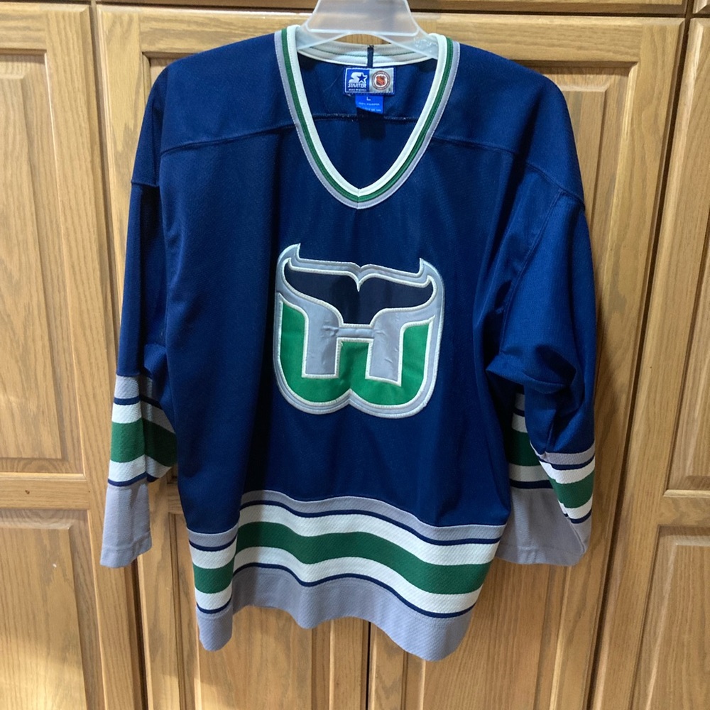Hartford Whalers Vintage Jersey, Size Large. Good Condition